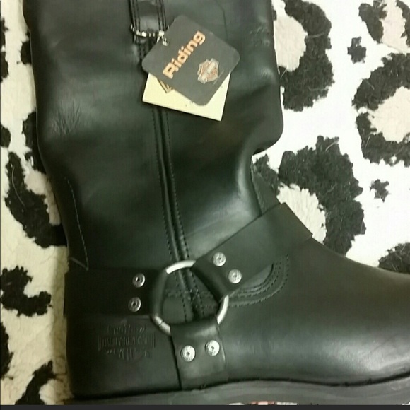 NWT MEN\'S HARLEY DAVIDSON RIDING BIKER BOOTS